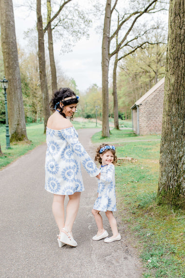 Spring Love floral hair bando | Mama & Me