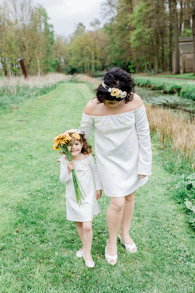 Spring Love floral hair bando | Mama & Me