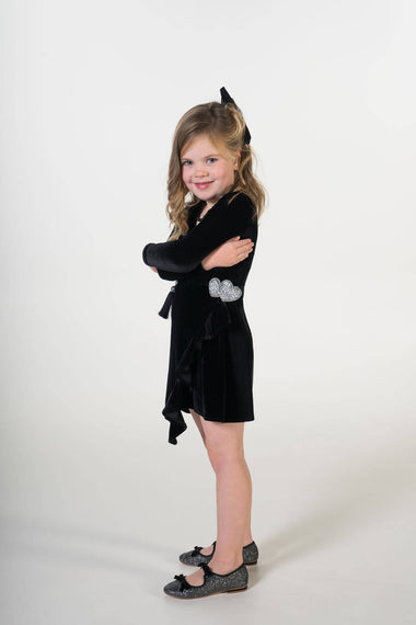 Valentina velvet party dress ME -Moeder dochter matching kleding en accessoires - twinning jurken - feestjurken - Mother daughter matching dresses | Just Like Mommy'z | Christmas Holiday Collection - Kerst Collectie - mummy and mini me