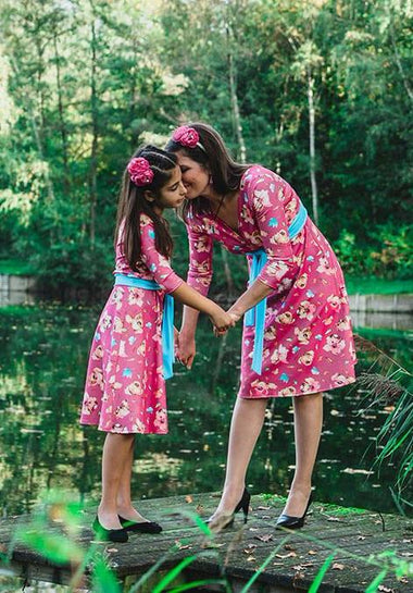 Twinning jurken moeder dochter kleding - matching mother daughter dresses mummy &me  by Just Like Mommy 'z